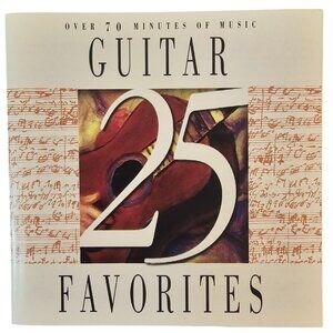 25 Guitar Favorites CD Classical Music Bach Vivaldi Relaxation 37716cd